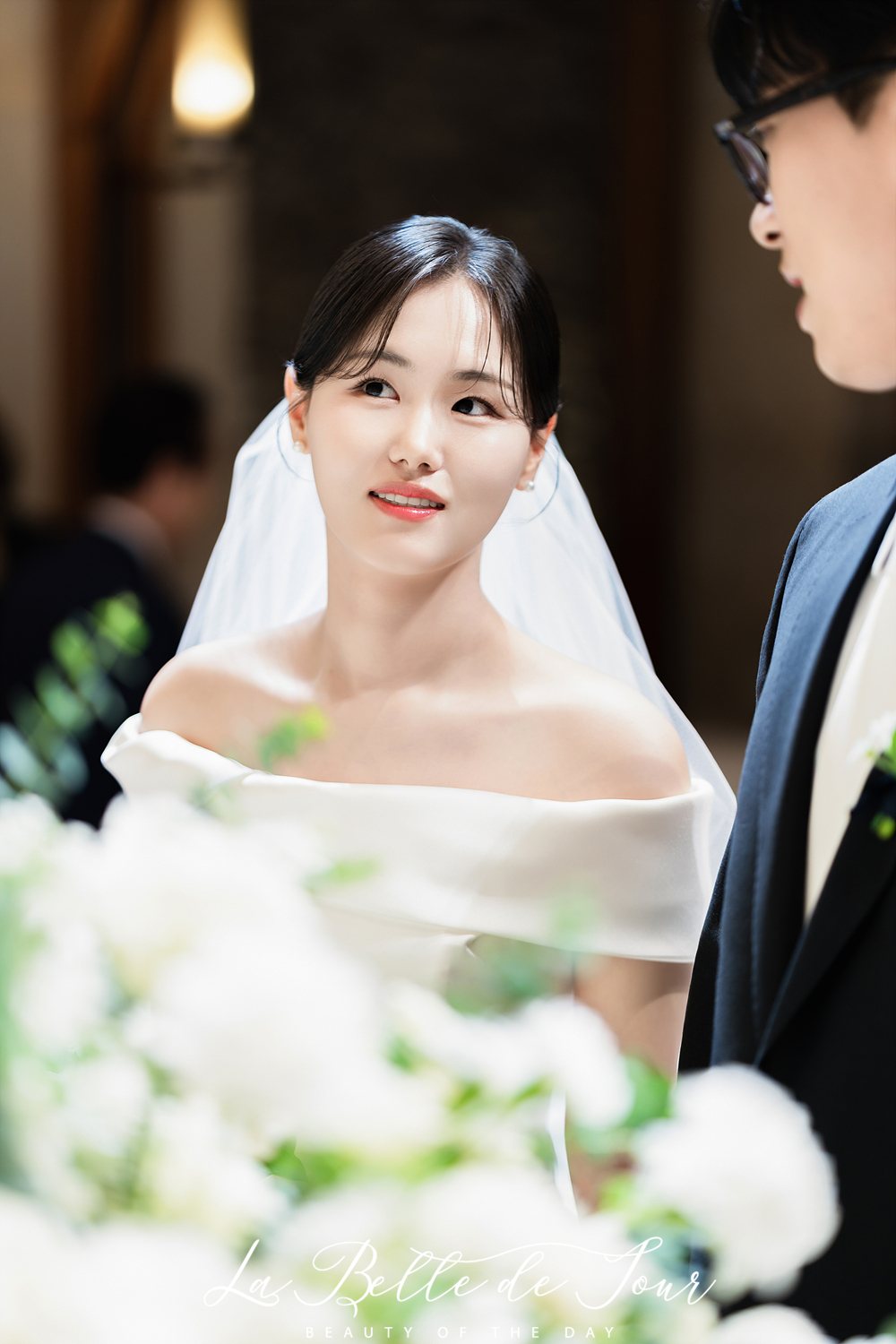 신부 옆모습