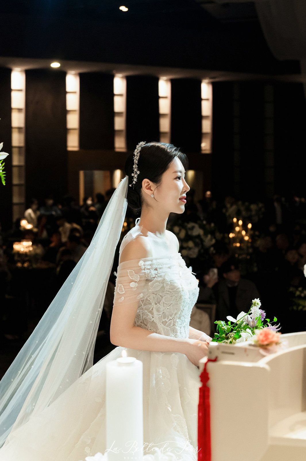 라벨드쥬 잠실 더컨벤션 아모리스홀 본식스냅 — 예식 장면